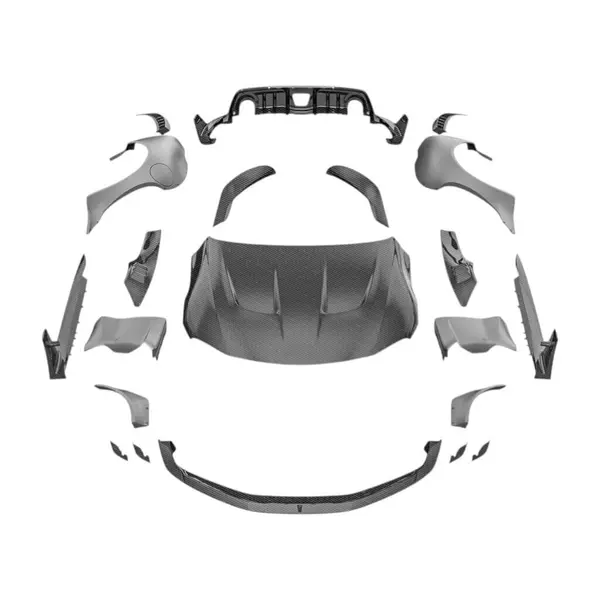 ADRO A18A20-1101/A18A20-1504/A18A20-2401 Widebody kit Option 2 (Without Bumper) for TOYOTA GR Supra 2020-