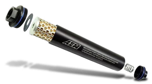 AEM 25-202 High volume fuel filter element for 25-201BK