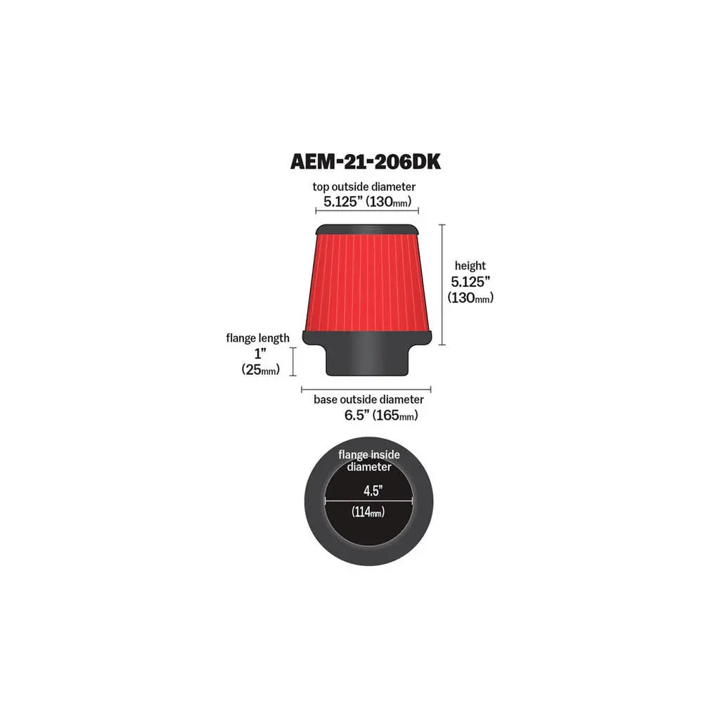 AEM 21-206DK UNIVERSAL Air Filters