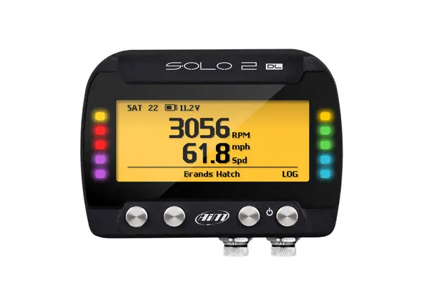 AIM X47SOLO2DL03E0 GPS laptimer Solo 2 DL RPM + external power cable