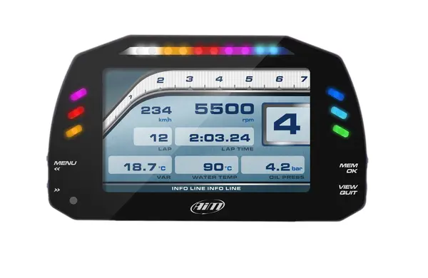 AIM XA3MXSST12A010 MXS 1.2 Strada with CAN + RPM cable (ECU)