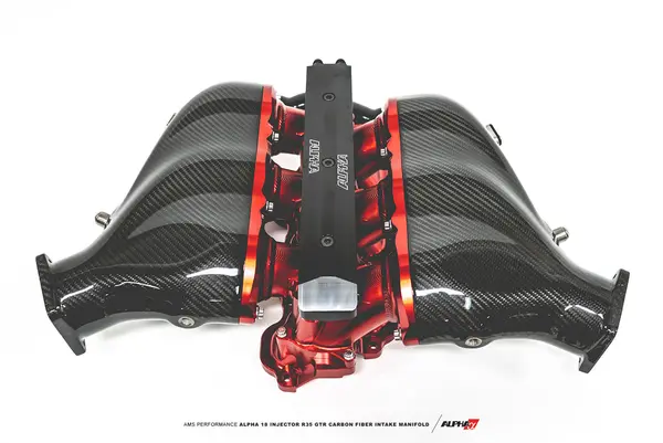 AMS Performance 18 Injector Upgrade From Std 6/12 Injector Manifold Upper Section Only Nissan R35 GT-R 2009+