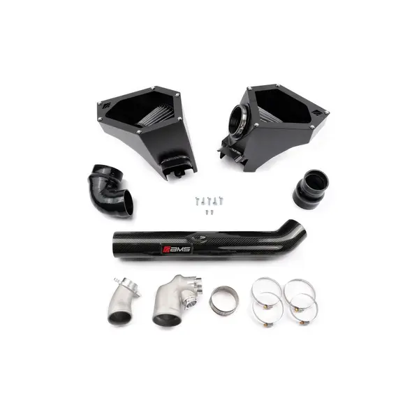 AMS AMS.48.08.0001-1 Air Intake System (without Carbon Fiber Lids, Open Airbox Style) for BMW M2 (G87) / M3 (G80) / M4