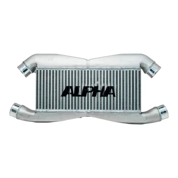 AMS ALP.07.09.0007-1 Front Mount Intercooler for ALPHA IC Piping (With Logo) for NISSAN GT-R