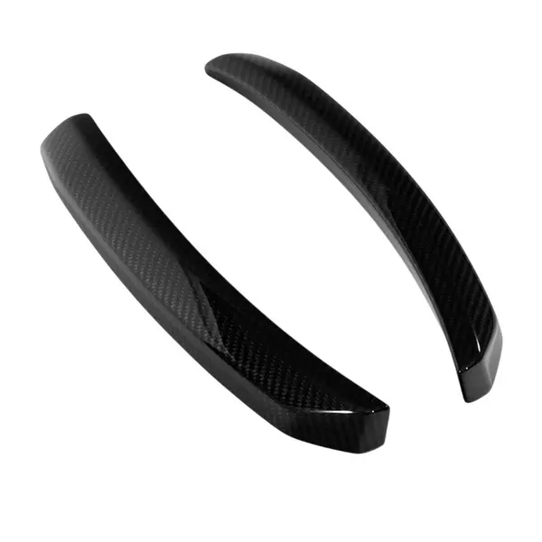 APOLLO AP.STO.02-NT Front Bumper Wind Deflector Uprights, Twill, No Tint for LAMBORGHINI Huracan STO 2021-2024