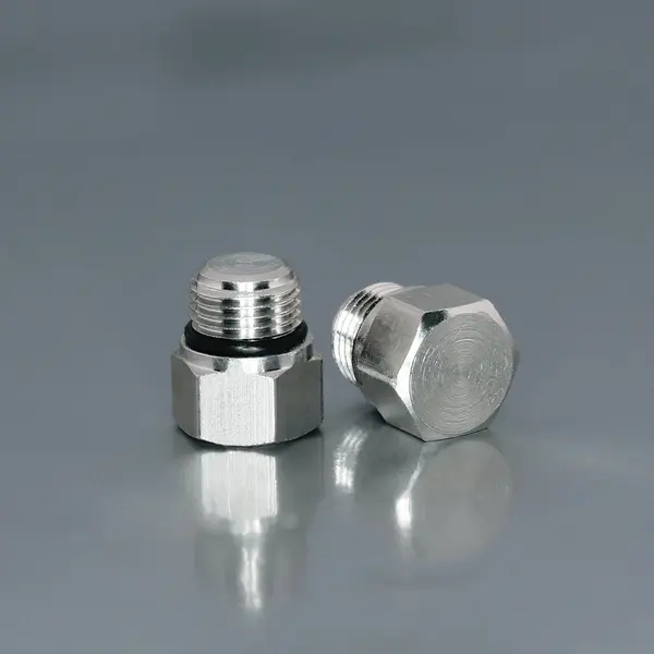 AQUAMIST 806-358 Hole nickel plated blanking plug M8 x 0.75 (o-ringed)