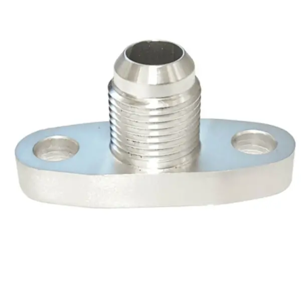 ATP TURBO ATP-FLA-024 Oil Return Flange with integrated -10 Flare For All T3 / T4 and Large GT Turbos