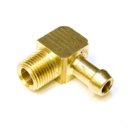 ATP TURBO ATP-FTG-040 Fitting, Pressure Port, 90 degree, 1 / 8" NPT to 7 / 32" Barb Fitting