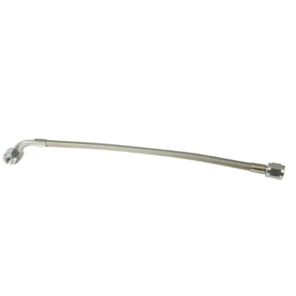 ATP TURBO ATP-OIL-033 Oil Feed Line -4 AN, Stainless Steel Braided, 1-Foot Length