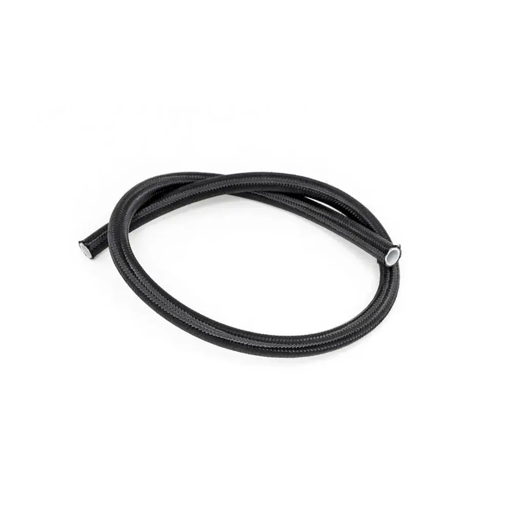 DEATSCHWERKS 6-02-0866-3 10AN Black Nylon Braided PTFE Hose, 3 feet