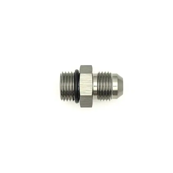 DEATSCHWERKS 6-02-0404 6AN ORB Male to 6AN Male Flare Adapter (incl O-Ring)