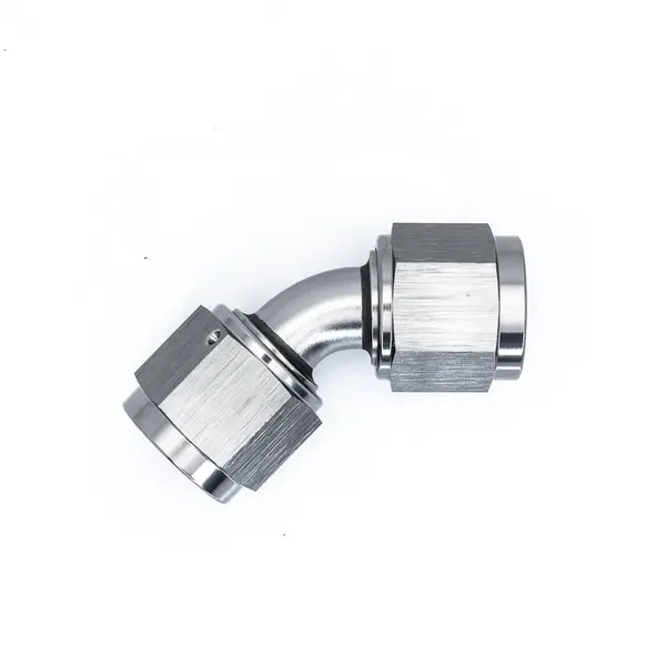 DEATSCHWERKS 6-02-0213 8AN Flare Female Swivel 45-degree to 8AN Flare Female Swivel 45-degree, anodized DW titanium