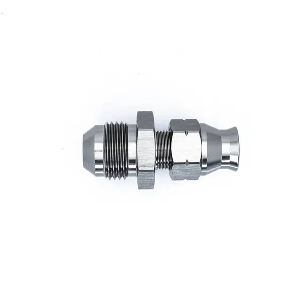 DEATSCHWERKS 6-02-0129 8AN Male Flare to 5/16" Hardline Compression Adapter