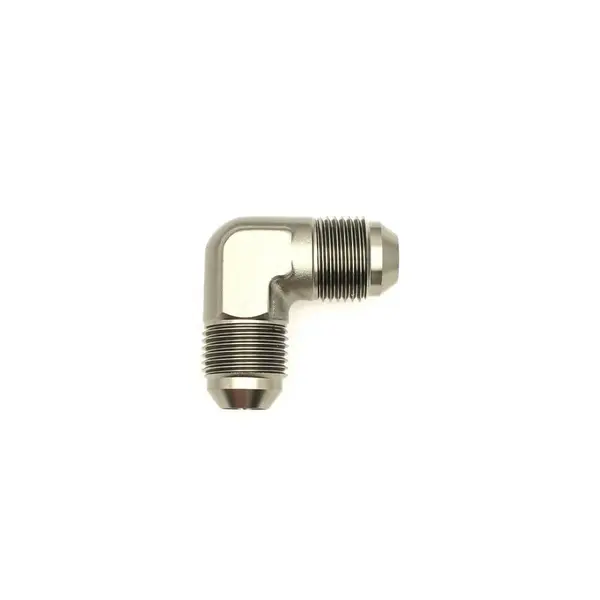 DEATSCHWERKS 6-02-0208 8AN Male Flare to 8AN Male Flare 90-degree Fitting