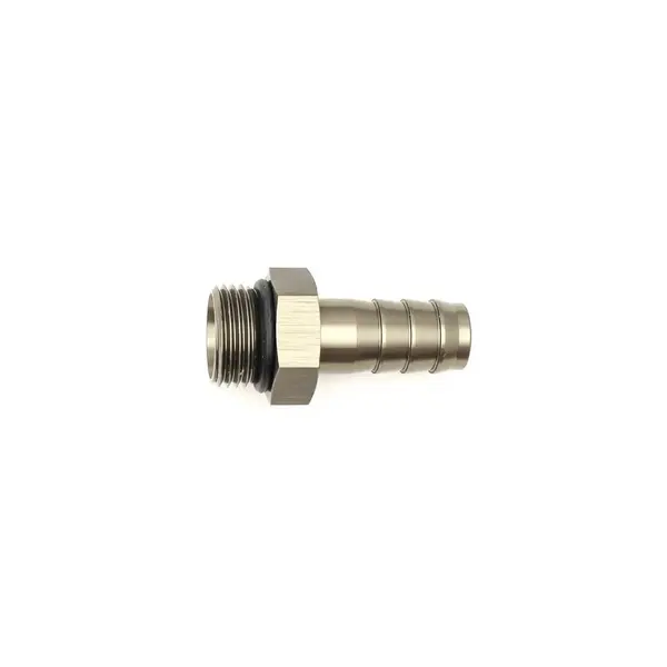 DEATSCHWERKS 6-02-0506 8AN ORB Male to 1/2-inch Male Triple Barb Fitting (incl O-Ring)