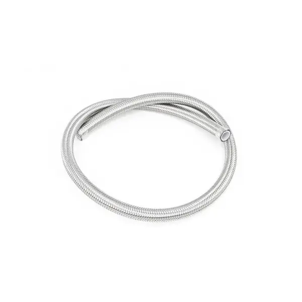 DEATSCHWERKS 6-02-0862-3 8AN SS Double Braided PTFE Hose, 3 feet