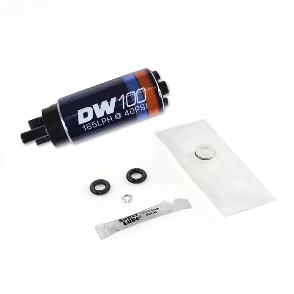 DEATSCHWERKS 9-101s-1007 DW100 series, 165lph in-tank fuel pump w/install kit for Civic (Excludes