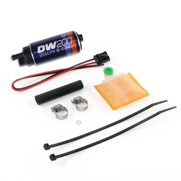 DEATSCHWERKS 9-201-0883 DW200 series, 255lph in-tank fuel pump w/install kit for Eclipse (all FWD)