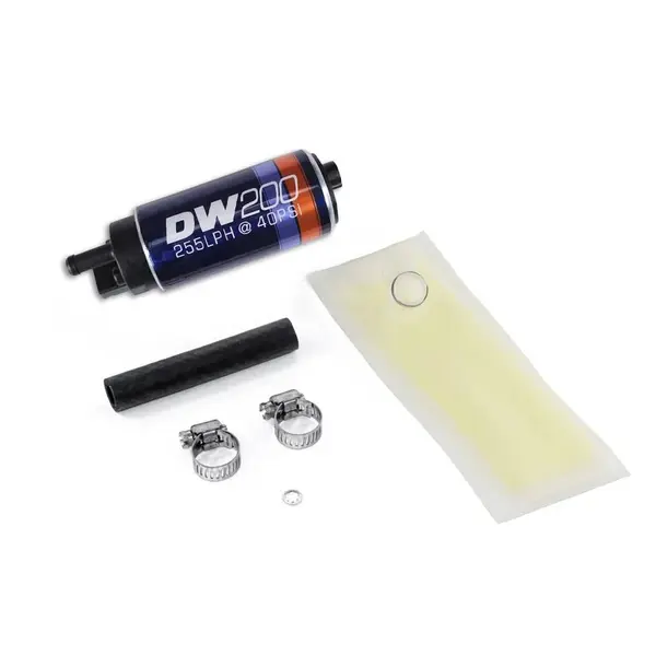 DEATSCHWERKS 9-201-0846 DW200 series, 255lph in-tank fuel pump w/install kit for Integra 94-01 and