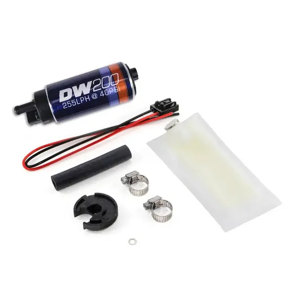 DEATSCHWERKS 9-201-0848 DW200 series, 255lph in-tank fuel pump w/install kit for Miata