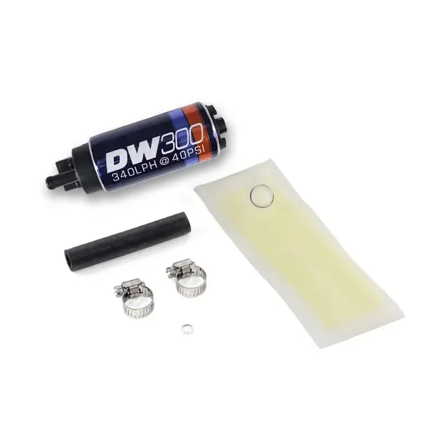 DEATSCHWERKS 9-301-0846 DW300 series, 340lph in-tank fuel pump w/install kit for Integra 94-01 and