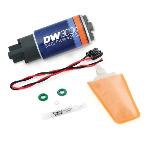 DEATSCHWERKS 9-301s-1006 DW300 series, 340lph in-tank fuel pump w/install kit for TC