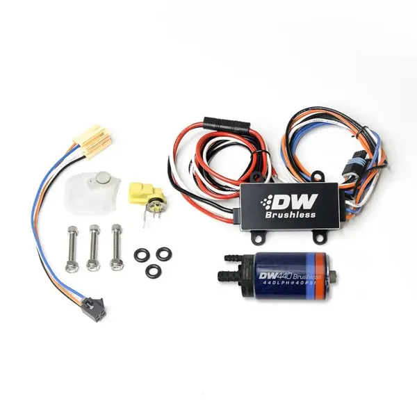 DEATSCHWERKS 9-441-C102-0912 DW440 Brushless, In-tank brushless fuel pump 440lph +C102 controller w/ install kit for 2014-2019 Ford Fiesta ST