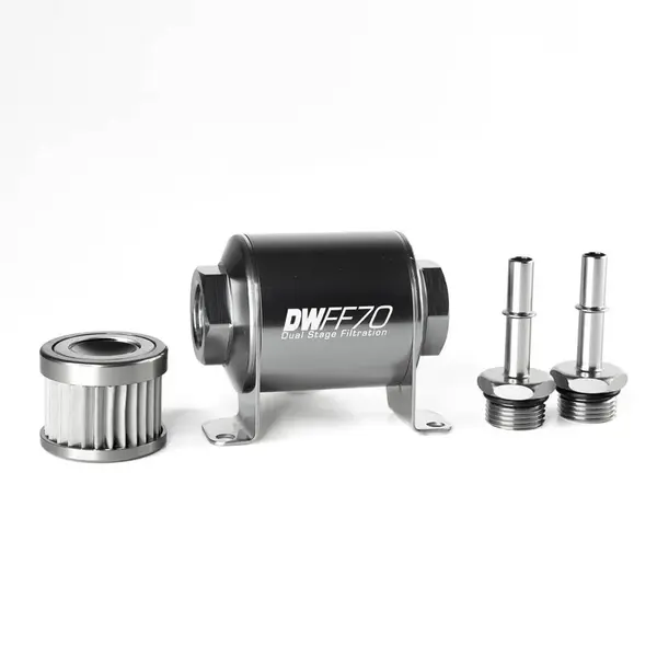 DEATSCHWERKS 8-05-02-010 Fuel pump module filter element, stainless steel 10 micron, for 2005-2020 Mustang