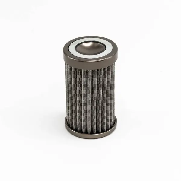 DEATSCHWERKS 8-02-110-100 In-line fuel filter element, stainless steel 100 micron. Fits DW 110mm hou