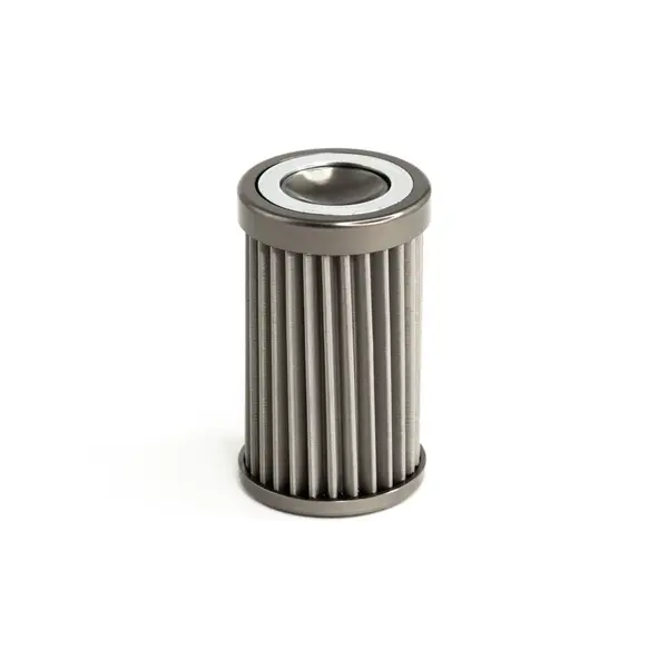 DEATSCHWERKS 8-02-110-040 In-line fuel filter element, stainless steel 40 micron. Fits DW 110mm housing, Universal