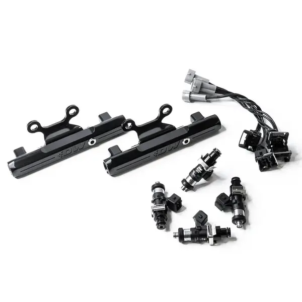DEATSCHWERKS 6-102-1500 SUBARU top feed fuel rail upgrade kit with 1500cc injectors for MPFI WRX
