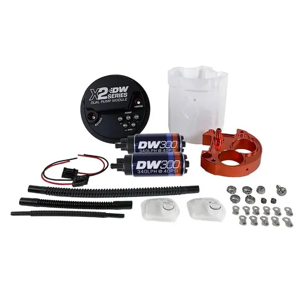 DEATSCHWERKS 9-301-7050 X2 Series Fuel Pump Module with Dual DW300 Pumps for 2008-21 WRX/STI, 2008-18 Forester