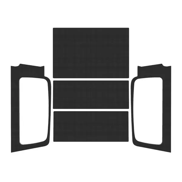 DEI 50601 Black Original Finish Complete Kit for JEEP Wrangler LJ 2004-2006