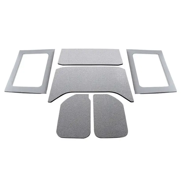 DEI 050291 Sound Deadening HeadLiner & Window Kit JK - 2011-18 - 4-Dr - 8-pc Original Finish - Gray