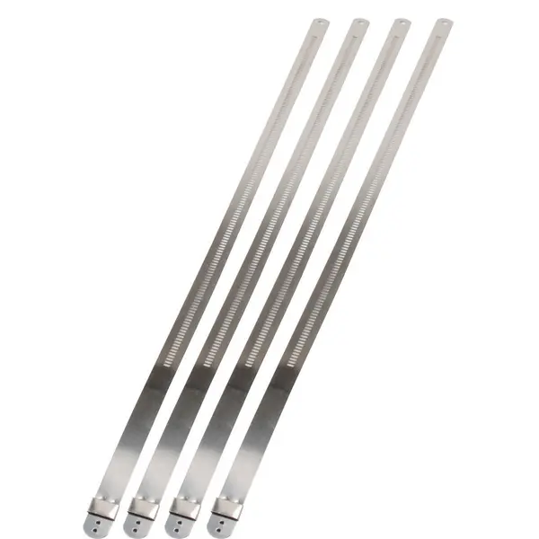 DEI 010212 Stainless Steel Positive Locking Tie 1/2" (12mm) x 14" 4 per pack