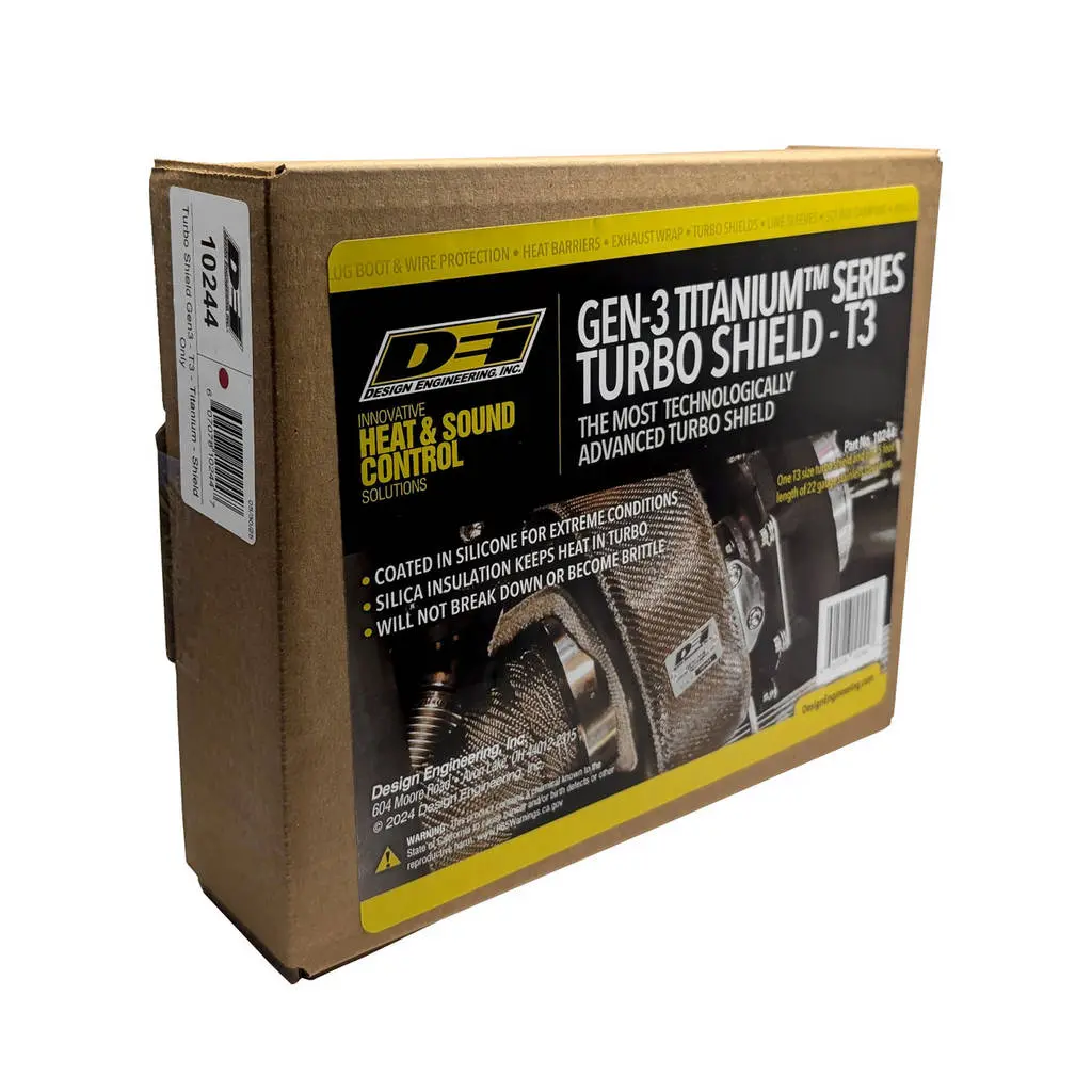 DEI 010244 Turbo Shield T3 - Shield Only - GEN III - Titanium