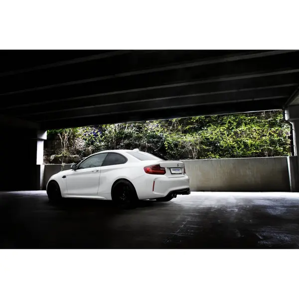 EISENMANN B5462.00904.12 Exhaust System RM 4x Ø 90mm Tip chrome/black BMW F87 M2 Competition