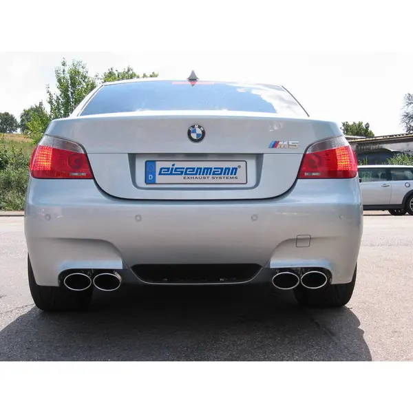 EISENMANN B5258.02184 Rear Muffler Sport 4 x 120 x 77 mm (Oval Tailpipes) for BMW M5