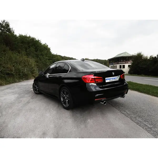 EISENMANN B5458,20762_430I_LCI_GC Rear Muffler with Valvetronic 2x Ø76mm BMW F36 B48 Gran Coupe 430i & 430i xDrive