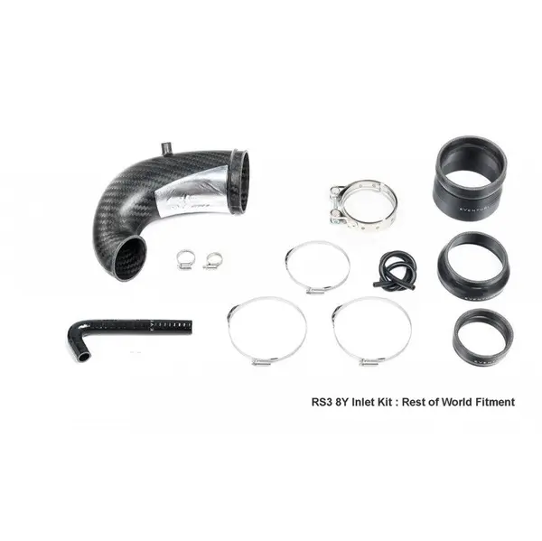 EVENTURI EVE-TRB8V8S-LHD-NIL Carbon Turbo Inlet with No Flance for AUDI RS3 8Y / TTRS Gen 2 LHD