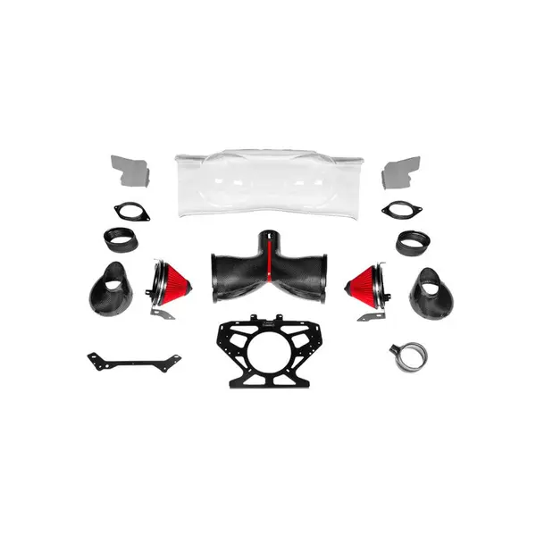 EVENTURI EVE-C8VT-CF-INT Intake System With Clear Cover (Carbon) for CHEVROLET Corvette Stingray