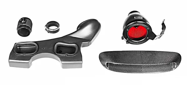 EVENTURI EVE-F56-LCI-PL-INT Plastic Intake with Carbon Scoop for MINI Cooper S/JCW Facelift