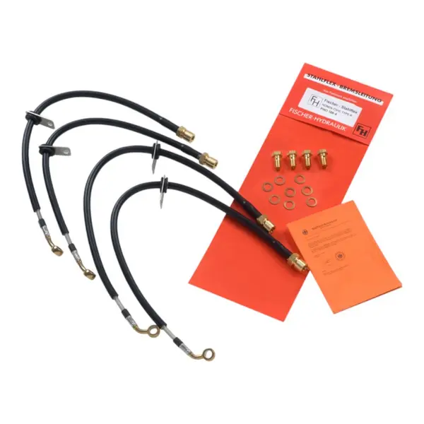FISCHER PBM110-6.4 Braided Brake Line Kit (Stainless Steel) for BMW M5