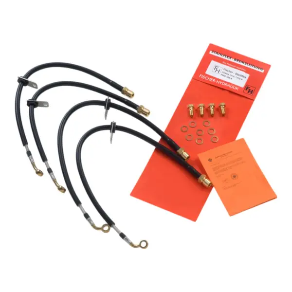 FISCHER TO118-4 Braided Brake Line Kit for TOYOTA GR Yaris 2020+