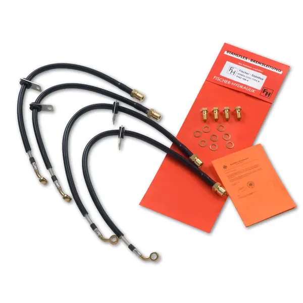 FISCHER FO1122-4V Brake Line Kit for FORD Mustang (S550) 2015-2023