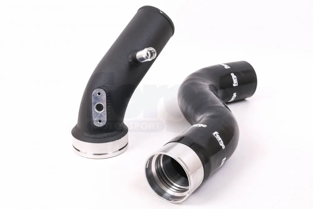 FORGE FMBP135F20 Silicone Hose with Alloy Hardpipe - Black