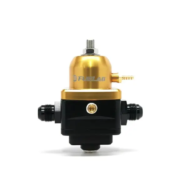 FUELAB 52902-5 Electronic Fuel Pressure Regulator EFI (25-90 psi, 8AN-In, 8AN-Out) Gold