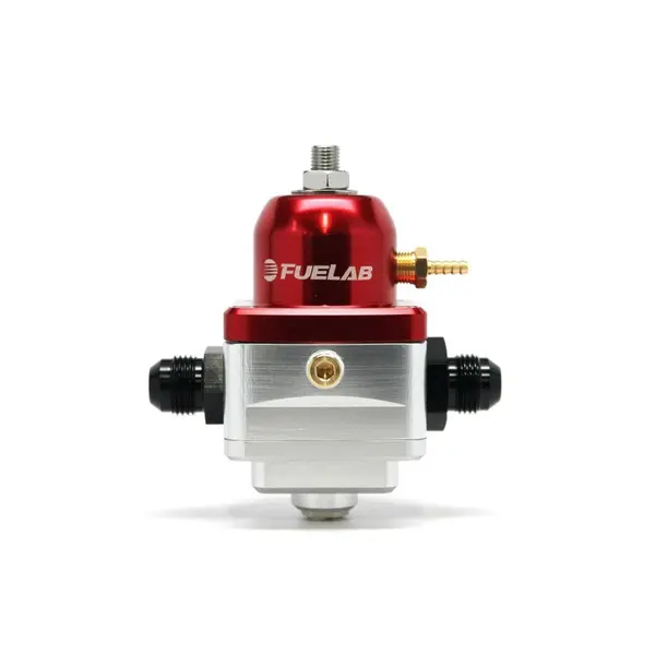 FUELAB 52902-2 Electronic Fuel Pressure Regulator EFI (25-90 psi, 8AN-In, 8AN-Out) Red
