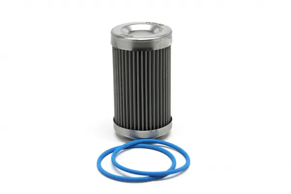 FUELAB 71802 Fuel Filter Replacement Element 3 inch 40 micron Stainless Steel