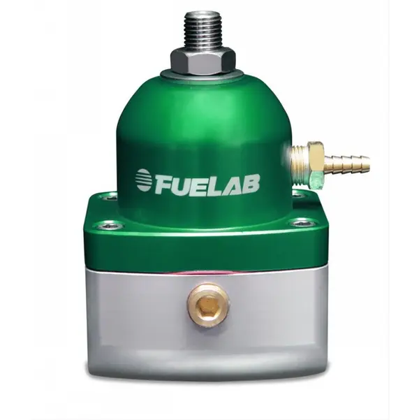 FUELAB 51505-6-L-T Fuel Pressure Regulator TBI (10-25 psi, 10AN-In, 6AN-Out) Green